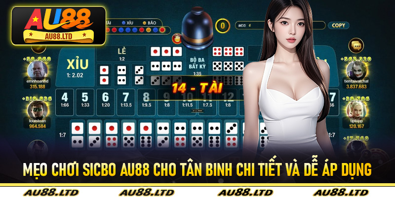 Mẹo chơi Sicbo Au88 cho tân binh chi tiết và dễ áp dụng